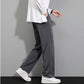 SPRING SUMMER ICE SILK STRAIGHT LEG PANTS-4