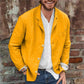 Men's Cotton Linen Loose Casual Coat-2