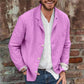 Men's Cotton Linen Loose Casual Coat-3
