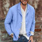 Men's Cotton Linen Loose Casual Coat-5
