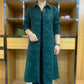 🌷Limited Time 50% OFF💞Women's Autumn Printed Button-Down Long Trench Coat-1