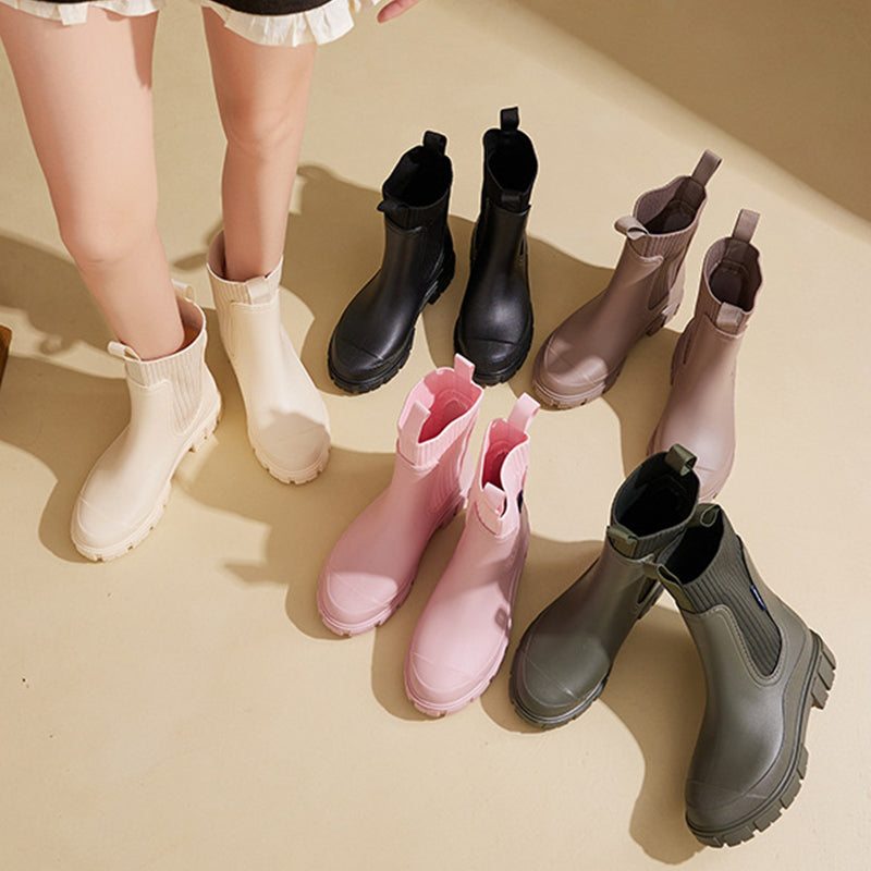 ✨New Arrival✨Waterproof Non-Slip Thick Sole Mid-Calf Boots-1