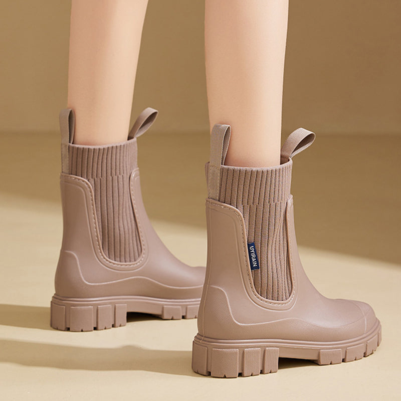 ✨New Arrival✨Waterproof Non-Slip Thick Sole Mid-Calf Boots-6