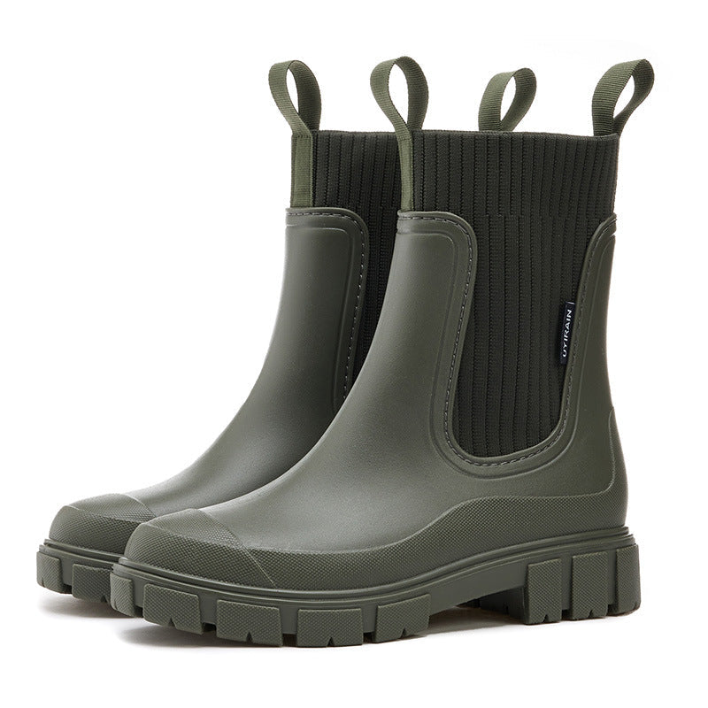 ✨New Arrival✨Waterproof Non-Slip Thick Sole Mid-Calf Boots-12