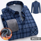 🍂Autumn and winter men's casual thickened warm shirts-1