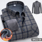 🍂Autumn and winter men's casual thickened warm shirts-4