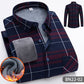 🍂Autumn and winter men's casual thickened warm shirts-9