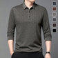✨New Arrival✨Men's Business Casual Lapel Long Sleeve T-Shirt