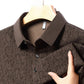 ✨New Arrival✨Men's Business Casual Lapel Long Sleeve T-Shirt-11