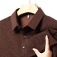✨New Arrival✨Men's Business Casual Lapel Long Sleeve T-Shirt-13