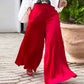 Women's Pants and Off-the-Shoulder Top Two-Piece Set-4