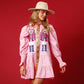 🔥HOT Sale🔥Nutcracker Sequined Button-Down Long Sleeve Mini Dress-8