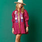 🔥HOT Sale🔥Nutcracker Sequined Button-Down Long Sleeve Mini Dress-15