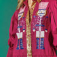 🔥HOT Sale🔥Nutcracker Sequined Button-Down Long Sleeve Mini Dress-17