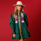 🔥HOT Sale🔥Nutcracker Sequined Button-Down Long Sleeve Mini Dress-22