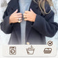 ⏳Limited Sale 42% OFF🌸Women's Long-sleeve Tweed Lapel Coat-2