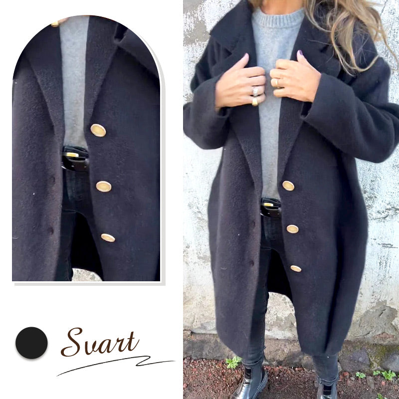 ⏳Limited Sale 42% OFF🌸Women's Long-sleeve Tweed Lapel Coat-8