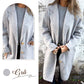 ⏳Limited Sale 42% OFF🌸Women's Long-sleeve Tweed Lapel Coat-10