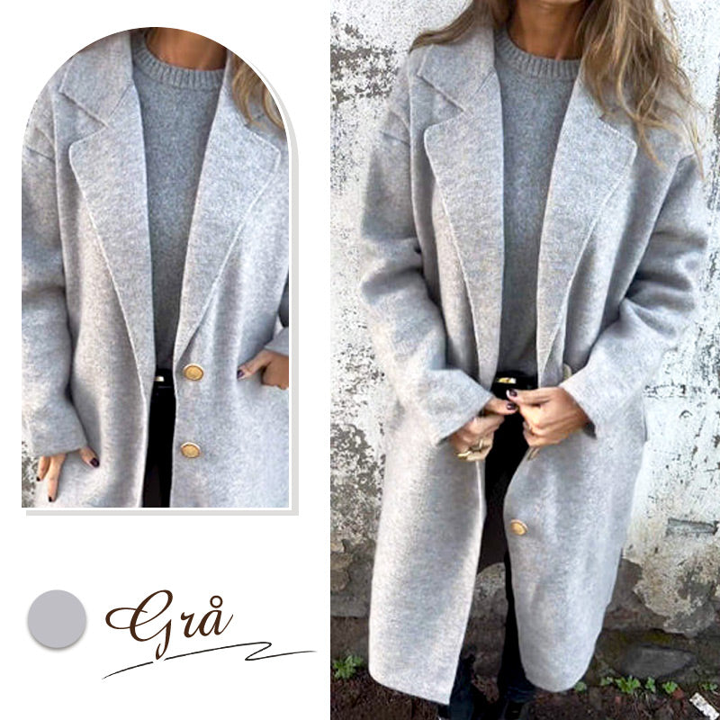 ⏳Limited Sale 42% OFF🌸Women's Long-sleeve Tweed Lapel Coat-10