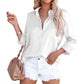 Women's Business Casual Lapel Long Sleeve Shirt-5