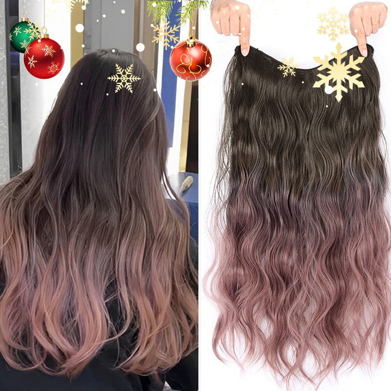 ⏳Limited Sale 50% OFF🌸Gradient Color Curly Wig Piece-9
