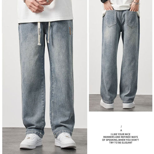 ✨New Arrival✨Men's Loose Straight Jeans-2