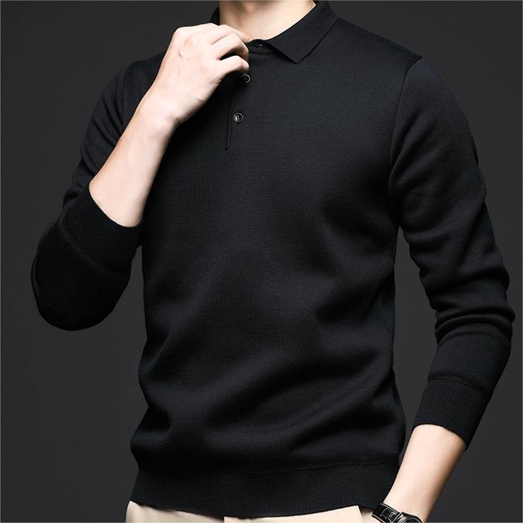 ✨New Arrival✨Gift Choice -Men's Autumn Lapel Padded Thickened Sweater-5