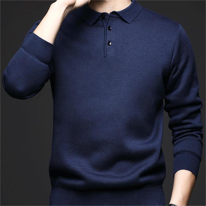 ✨New Arrival✨Gift Choice -Men's Autumn Lapel Padded Thickened Sweater-6