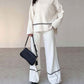 🍁Autumn New Releases🍁Women's Knitted Lounge Set with Micro-Flared Pants-2