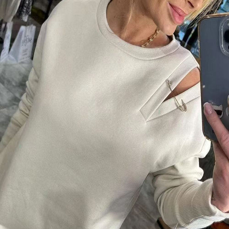 🌷Limited Time 50% OFF💞Women’s Chic Cutout Sweatshirt Dress-12