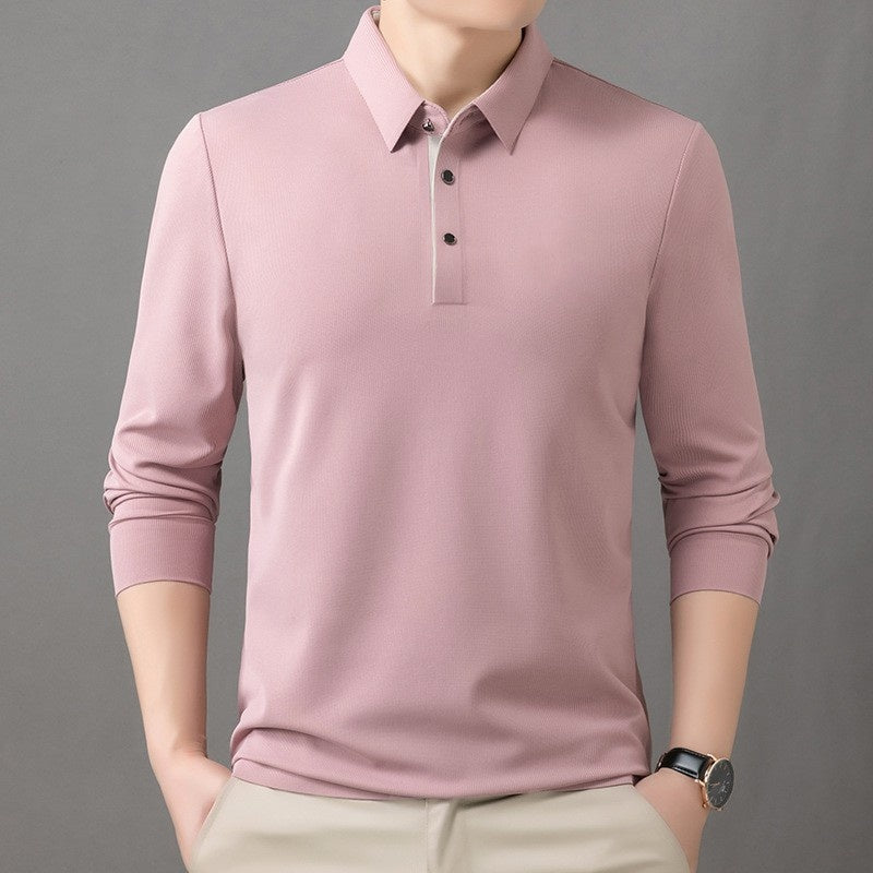 ✨New Arrival✨Men's Solid Lapel Button Down Shirts-1
