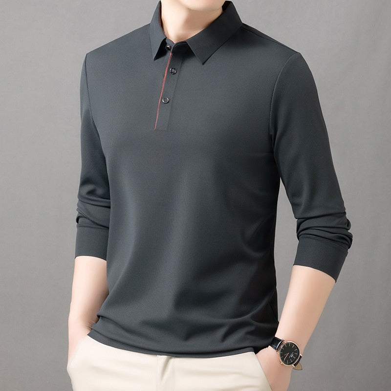 ✨New Arrival✨Men's Solid Lapel Button Down Shirts-6