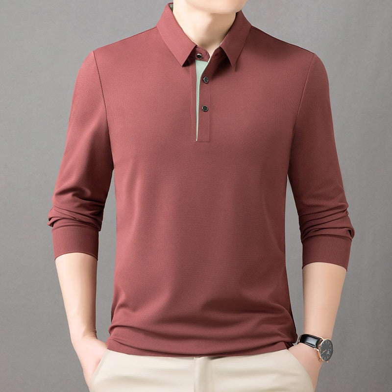 ✨New Arrival✨Men's Solid Lapel Button Down Shirts-7