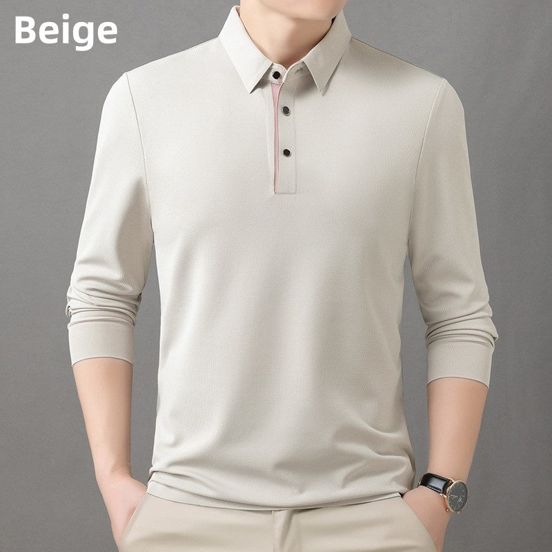 ✨New Arrival✨Men's Solid Lapel Button Down Shirts-15