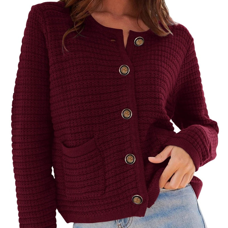 🍂Fall Specials🍂Cropped Button-Up Cardigan Sweater-7