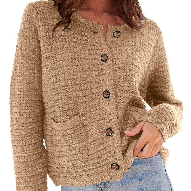🍂Fall Specials🍂Cropped Button-Up Cardigan Sweater-8