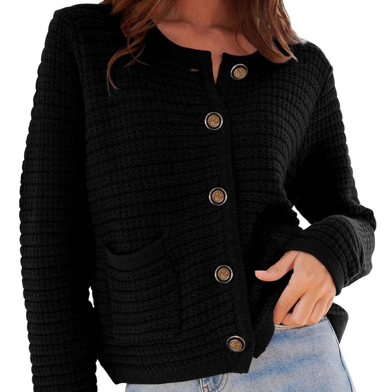 🍂Fall Specials🍂Cropped Button-Up Cardigan Sweater-10