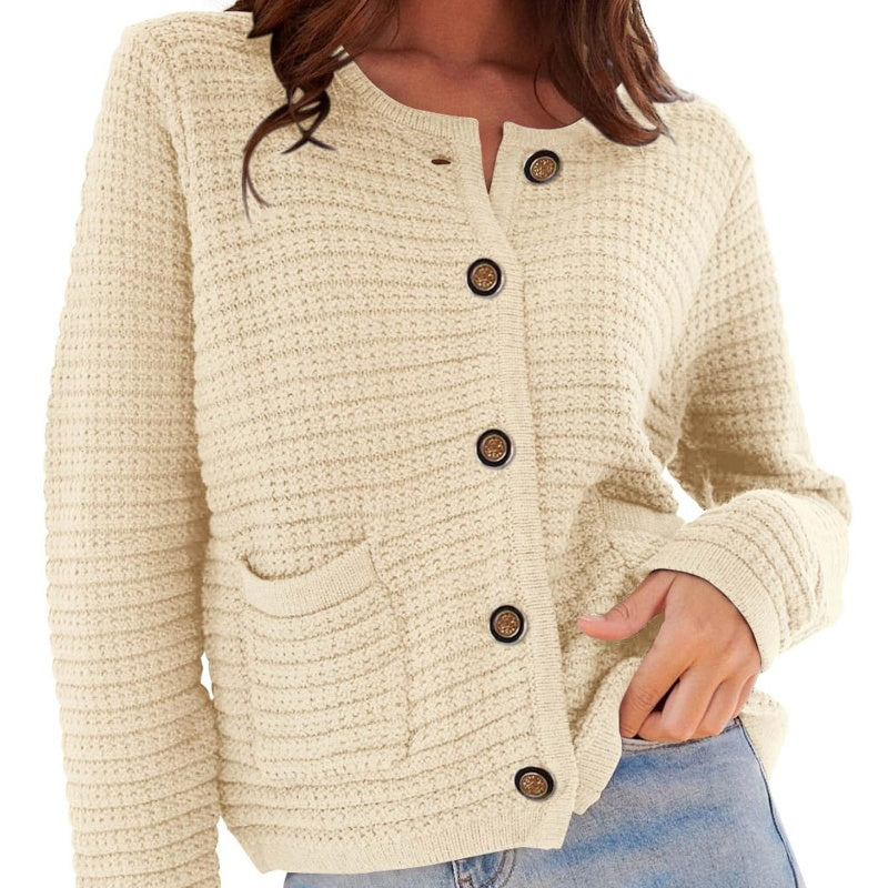 🍂Fall Specials🍂Cropped Button-Up Cardigan Sweater-11