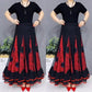 🌷🌹New Embroidered High Waist Long Puffy Dance Skirt-3