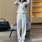 🔥HOT Sale🔥Comfortable Blazer and High Waist Pants Two-Piece Set-8