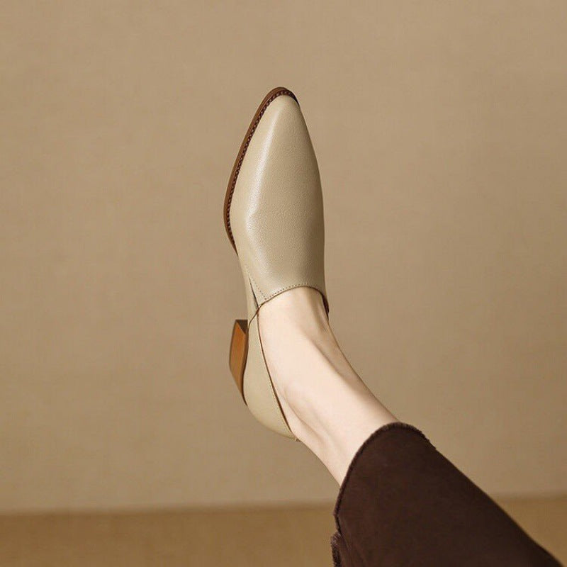 ✨Autumn Hot Sale 55% OFF💕Women's Vintage Pointed Toe Slip-On Soft Shoes-7