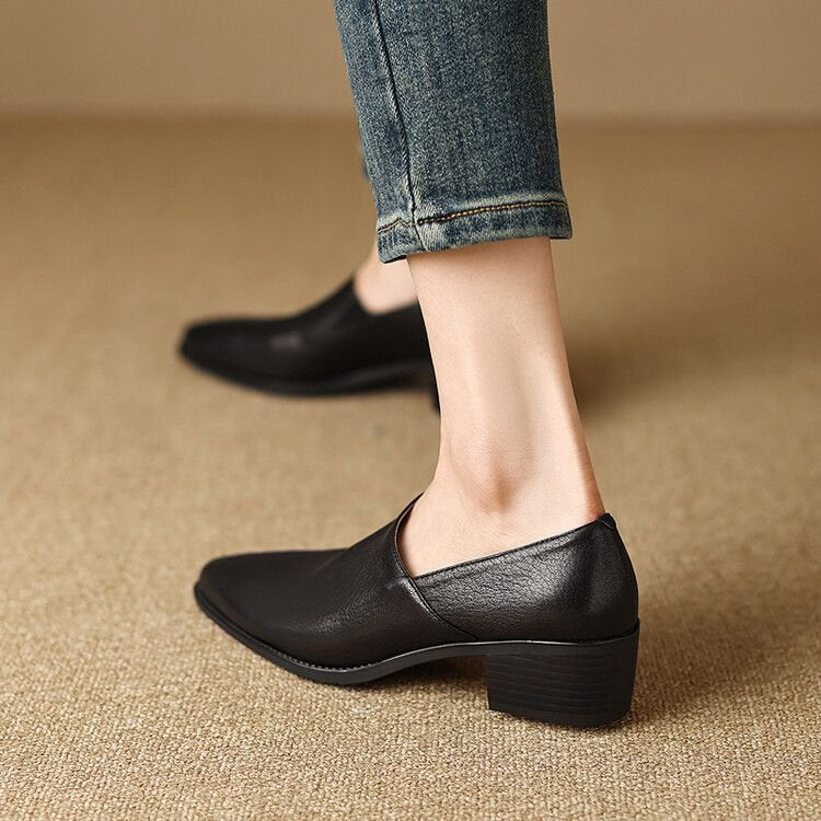 ✨Autumn Hot Sale 55% OFF💕Women's Vintage Pointed Toe Slip-On Soft Shoes-11
