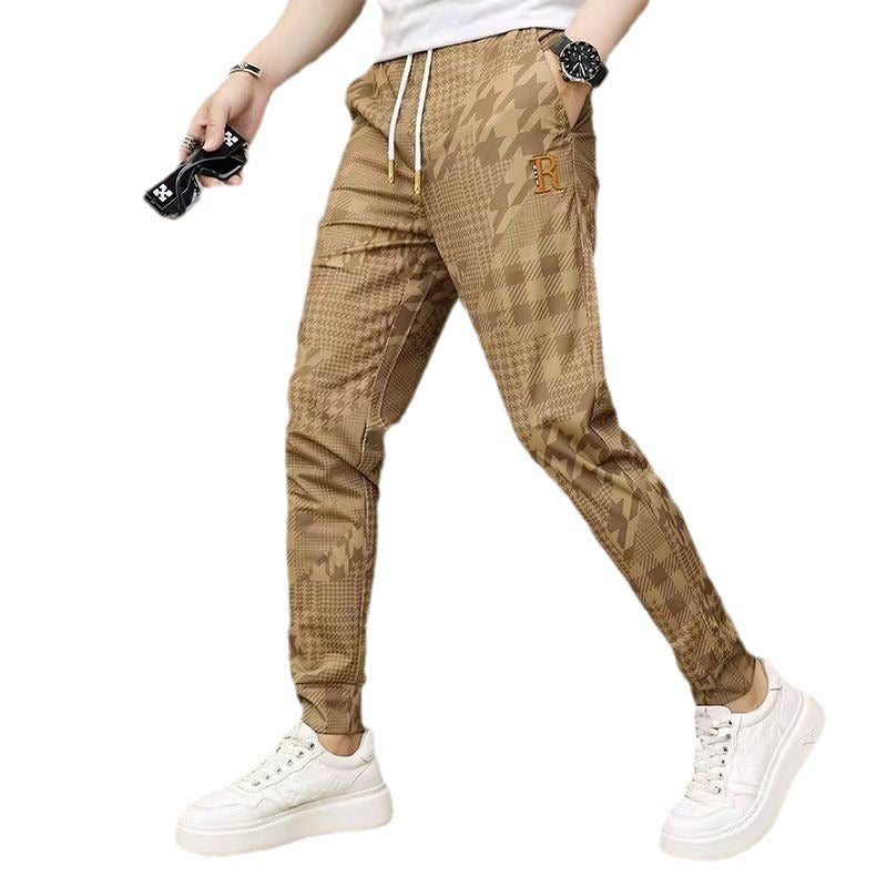 🍂Fall Specials🍂Men’s Slim Fit Printed Jogger Pants with Drawstring-7