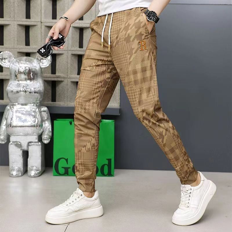 🍂Fall Specials🍂Men’s Slim Fit Printed Jogger Pants with Drawstring-11