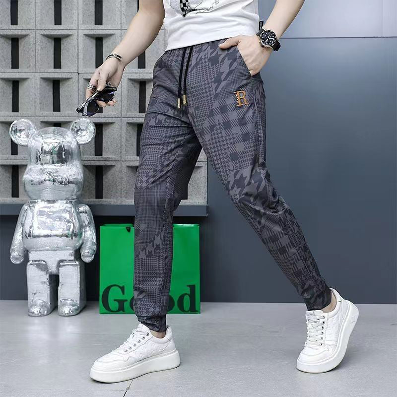 🍂Fall Specials🍂Men’s Slim Fit Printed Jogger Pants with Drawstring-10
