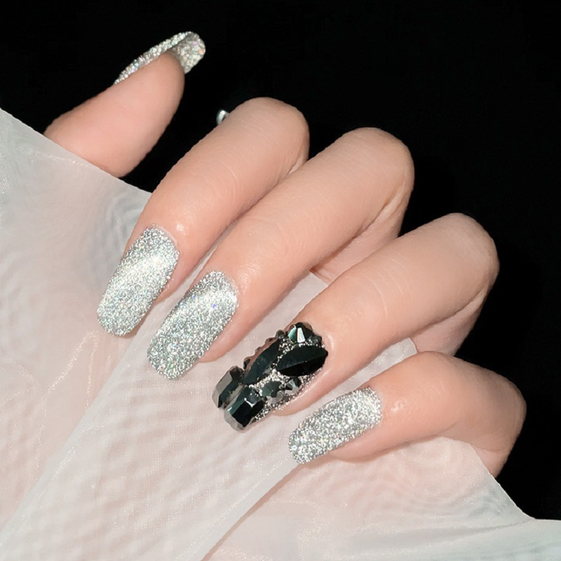 Laser Diamond Cat Eye Nail Polish 🔥【＄25.99 Take away 12 colors】-4