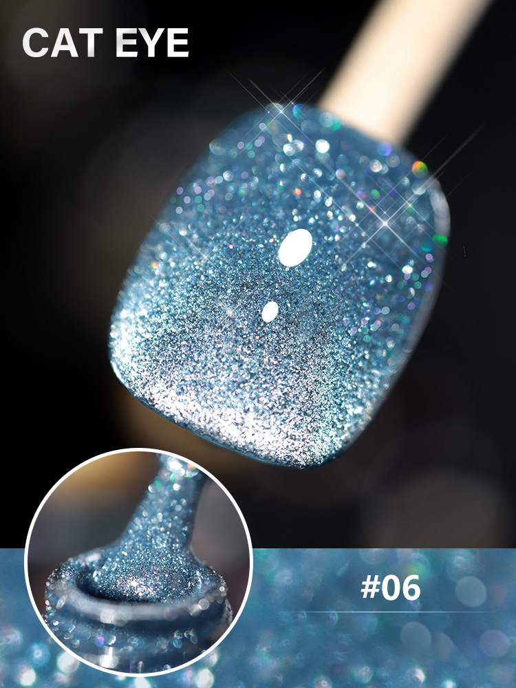 Laser Diamond Cat Eye Nail Polish 🔥【＄25.99 Take away 12 colors】-11