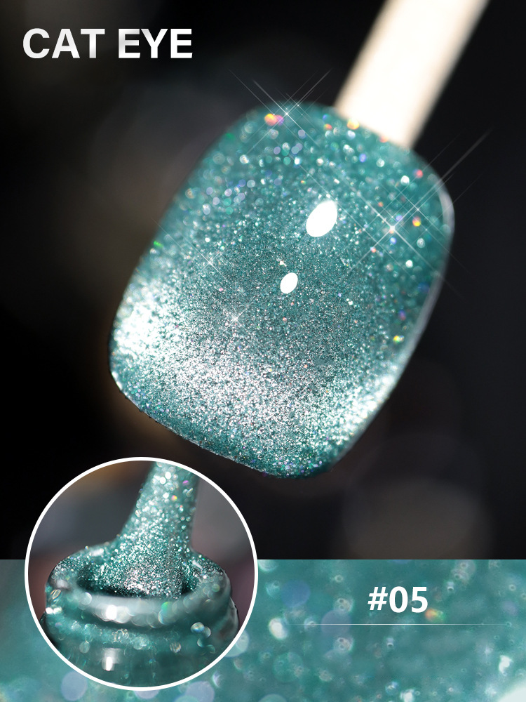 Laser Diamond Cat Eye Nail Polish 🔥【＄25.99 Take away 12 colors】-10