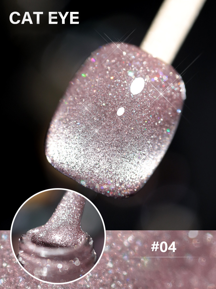 Laser Diamond Cat Eye Nail Polish 🔥【＄25.99 Take away 12 colors】-9