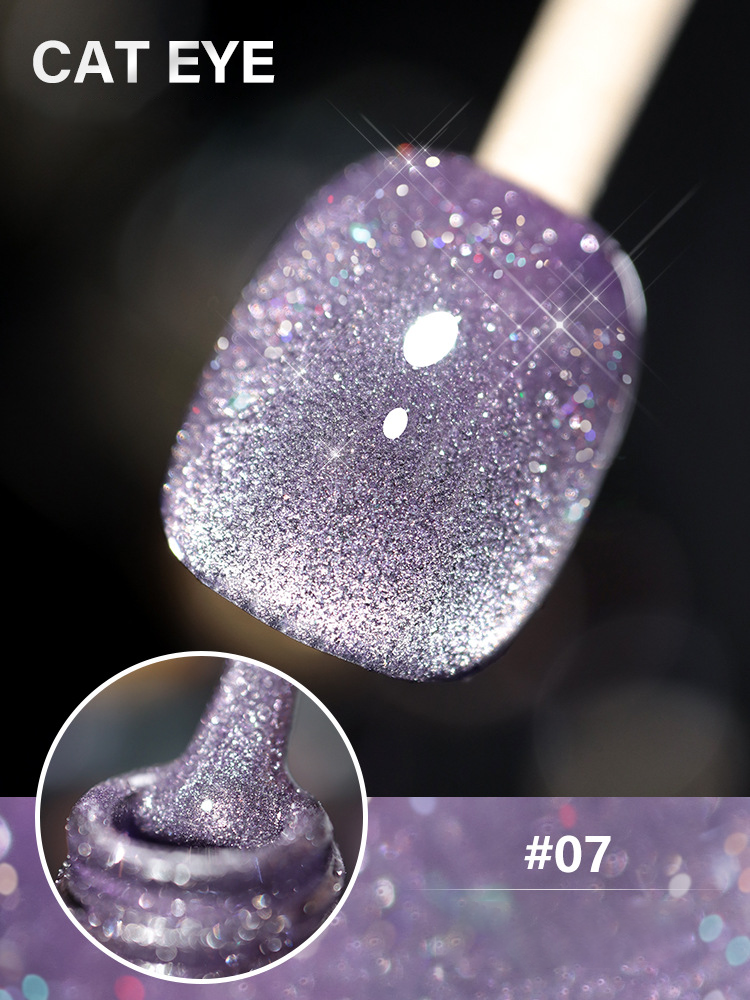 Laser Diamond Cat Eye Nail Polish 🔥【＄25.99 Take away 12 colors】-12
